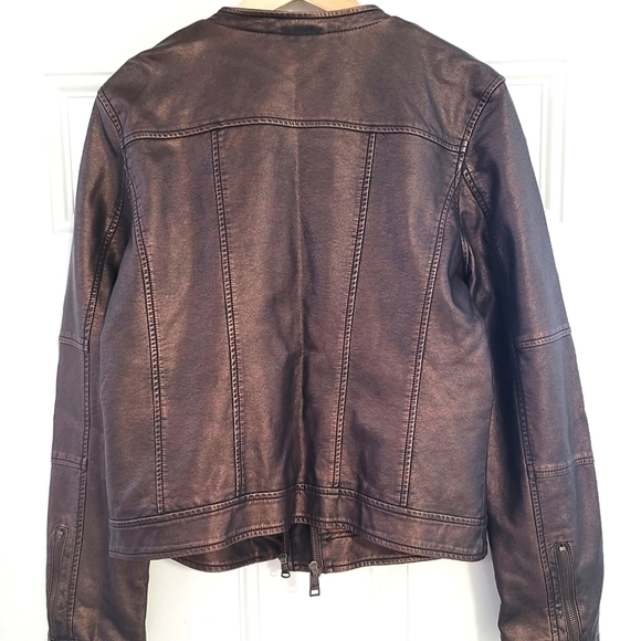 Levis Faux Leather Jacket Size Medium - Picture 10 of 15